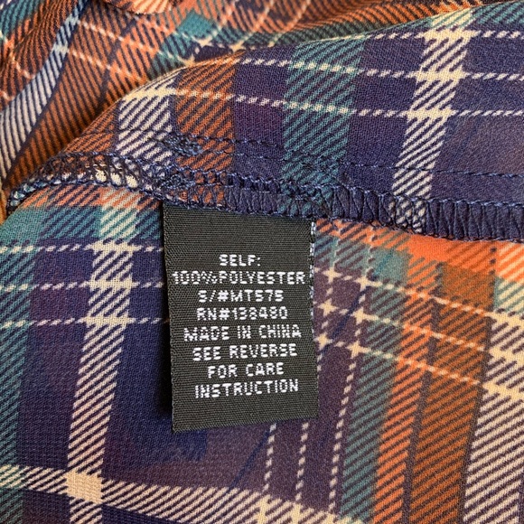 Anthropologie Maeve sheer plaid top - Picture 10 of 10